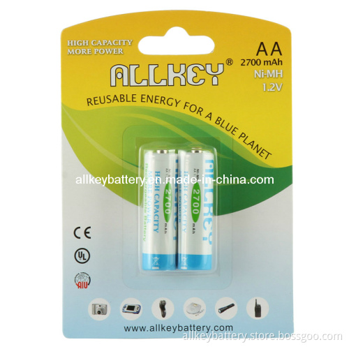 AA NiMH 2000mAh Battery High Capacity NiMH Battery